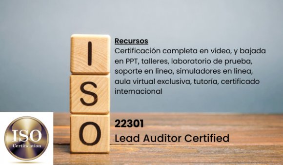 ISO 22301 Lead Auditor Certified