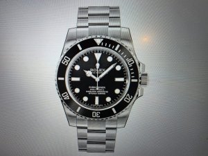 Submariner Black Dial Oystersteel Men's Diving Watch 114060-0002