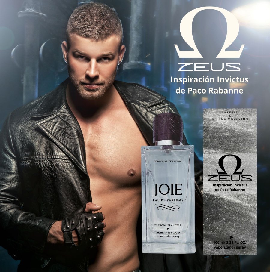 Perfumes Barreau Limitada Perfume Alternativo Zeus inspirado en Invictus de Paco Rabanne