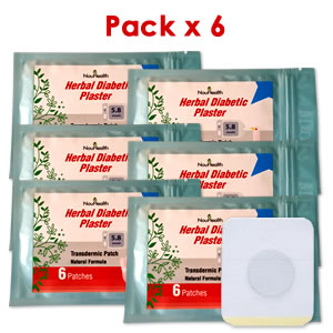 Parche Herbal Antidiabtico Pack x 6