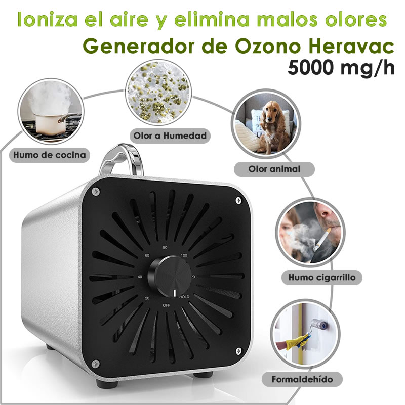 Generador de Ozono Heravac 5000 mg/h