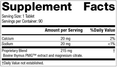 Thymus PMG 90 Tabletas