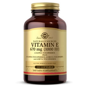 Vitamina E 670 mg 1000 IU 100 Cápsulas