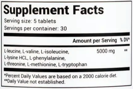 Keto Essential Aminos 150 Tabletas