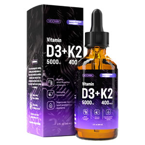 Vitamina D3 + K2 en Gotas Líquidas 60 ml