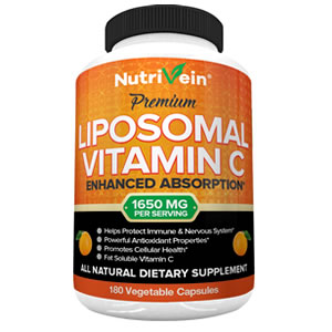 Vitamina C Liposomal 1650 mg 180 Cpsulas