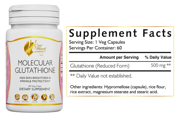 Molecular Glutathione 60 Cap