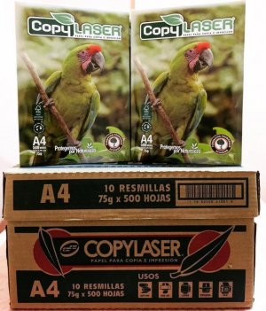 PAPEL BOND A4 DE 75 GR COPYLASER