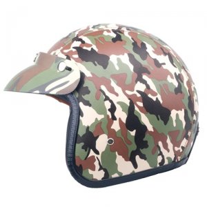 Casco jet  camuflaje