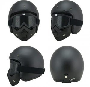 CASCO TIPO SHARK RAW