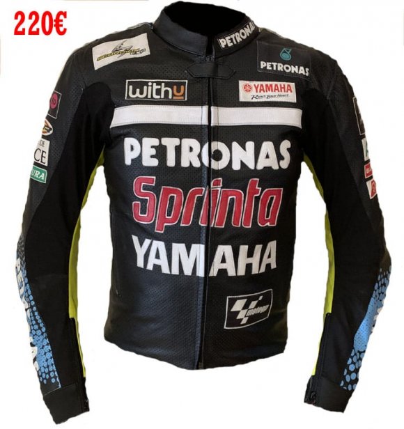 CHAQUETA DE CUERO CON PROTECCIONES: Chaqueta Dainese Yamaha Petronas