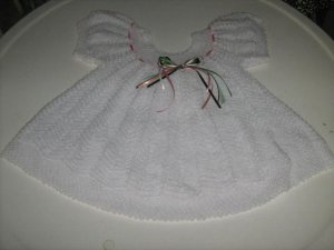 Bata de Ni�o Blanco