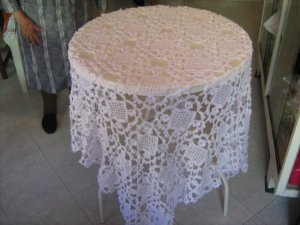 Mantel Cuadrado En Hilo