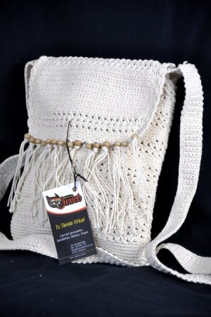 Bolso Blanco Tejido