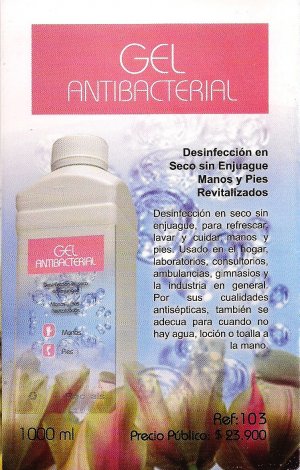 GEL ANTIVACTERIAL