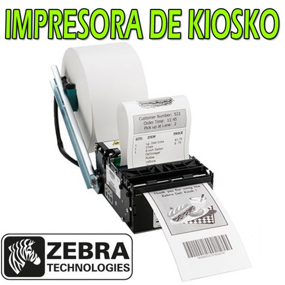 Negocio en Linea Cel.:591-78512314 591-75665856 Bolivia: ZEBRA KR203,  Impresora de Recibos para Kiosko, Imprime recibos legibles alta calidad,  Montaje Flexible gracias a su reducido tamaño, Térmica, USB, Ideal para  Impresión de cupones,