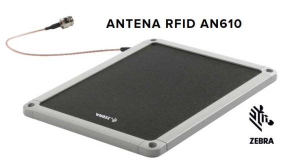 ZEBRA RFID AN610, Antena Rfid Slimline, Perfil Ultra bajo, para uso interior e industrial, Antena esttica, simple, montable, Pequee para ahorrar espacio. Un complemento perfecto para el lector FX7500