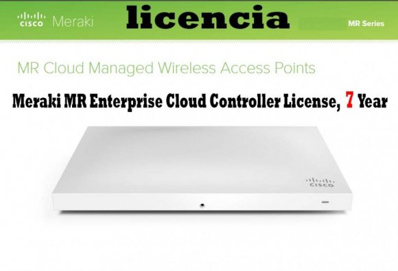 Cisco Meraki LIC-ENT-7YR, MR Enterprise Cloud Controller License, 7 Years, LICENCIA PARA EQUIPO MR CISCO MERAKI