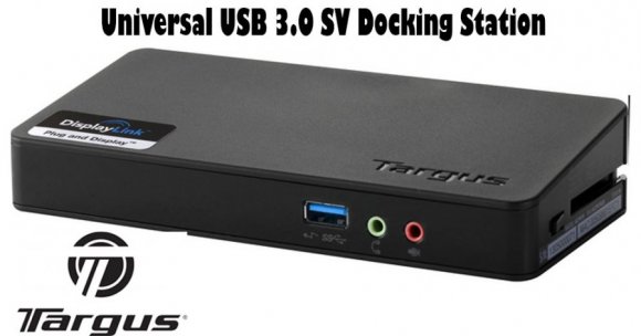 Targus ACP076US, Universal USB 3.0 SV Docking Station, PCs, Macs, and Android Devices
