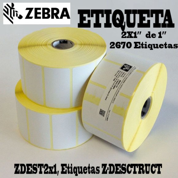 Negocio En Linea Cel591 78512314 591 75665856 Bolivia Zebra Zdest2x1 Etiquetas Z Desctruct 8738