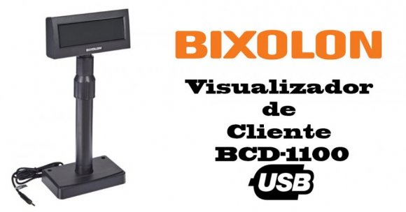 Bixolon BCD-1100, El Visualizador para Cliente ms accesible del mercado, Pantalla VFD de 2 filas x 20 columnas, Bajo consumo de energa elctrica, USB, Base telescpica ajustable, Fcil integracin con aplicaciones Windows y Android
