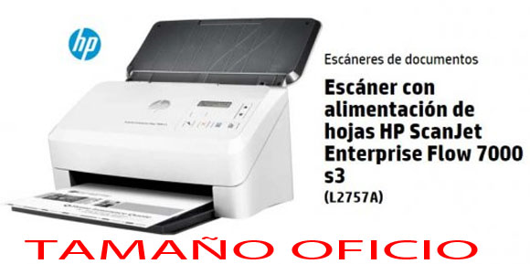 HP ScanJet Enterprise Flow 7000 s3 (L2757A#BGJ), Escaneo veloz y sencillo, incluso sin supervisión, Digitalice documentos enteros a doble cara hasta 150 ipm de una sola pasada en blanco y negro y color. Rendimiento óptimo para flujos de trabajo.