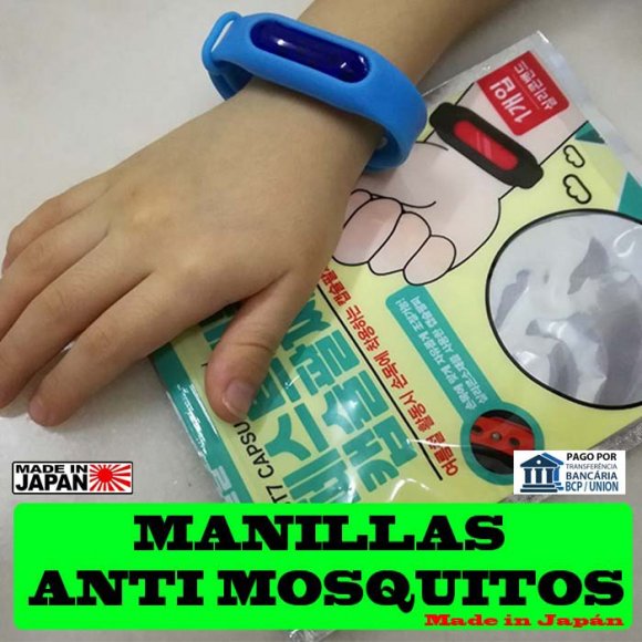 Pulsera Antimosquitos Impermeable Repelente De Insectos, Hecho con material de silicona seguro, no tóxico, inofensivo para el cuerpo