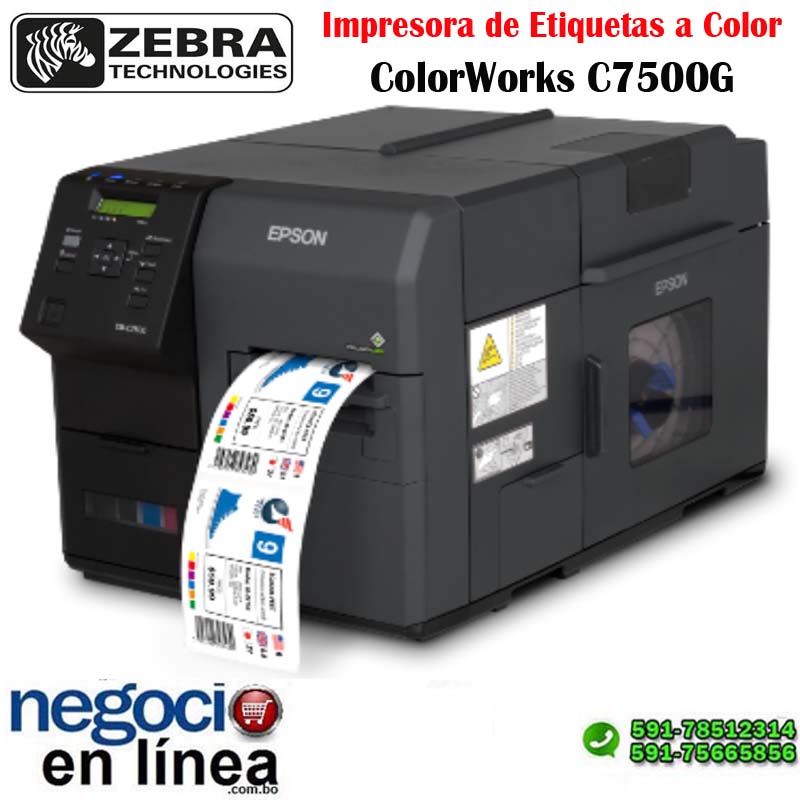 Negocio En Linea Cel591 78512314 591 75665856 Bolivia Epson Colorworks C7500g Impresora De 8885