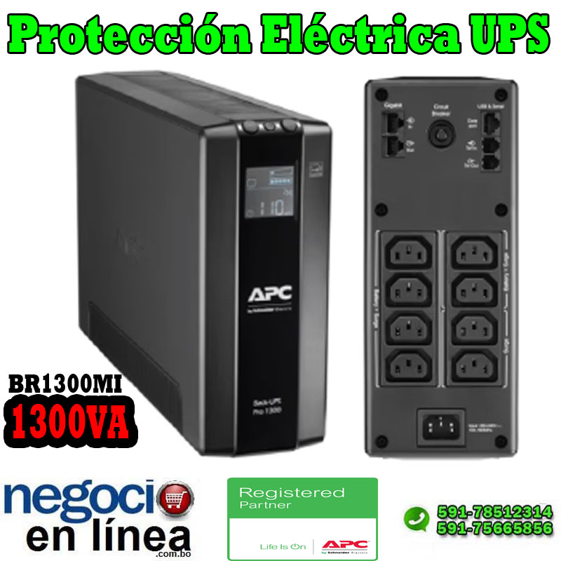Negocio En Linea Cel591 78512314 591 75665856 Bolivia Apc Br1300mi Back Ups Pro Br 1300va 8 5956