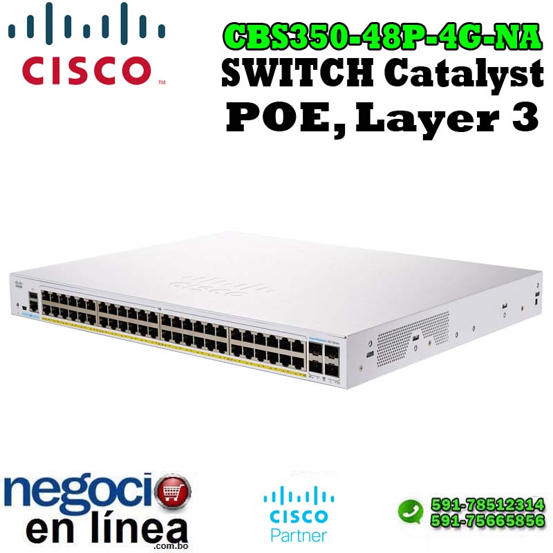 Negocio En Linea Cel591 78512314 591 75665856 Bolivia Cisco Catalyst Cbs350 48p 4g Na Layer 2921