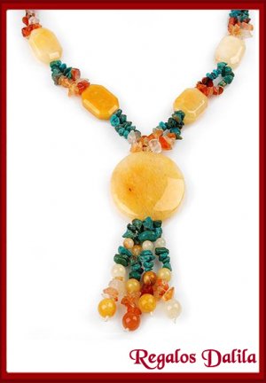 Collar de Piedras Preciosas Naturales