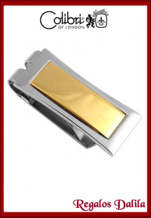 Sujeta Dinero de Metal y Oro